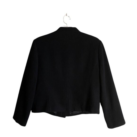 Studio Jax Women’s Navy Wool Blend Coat - Picture 8 of 8